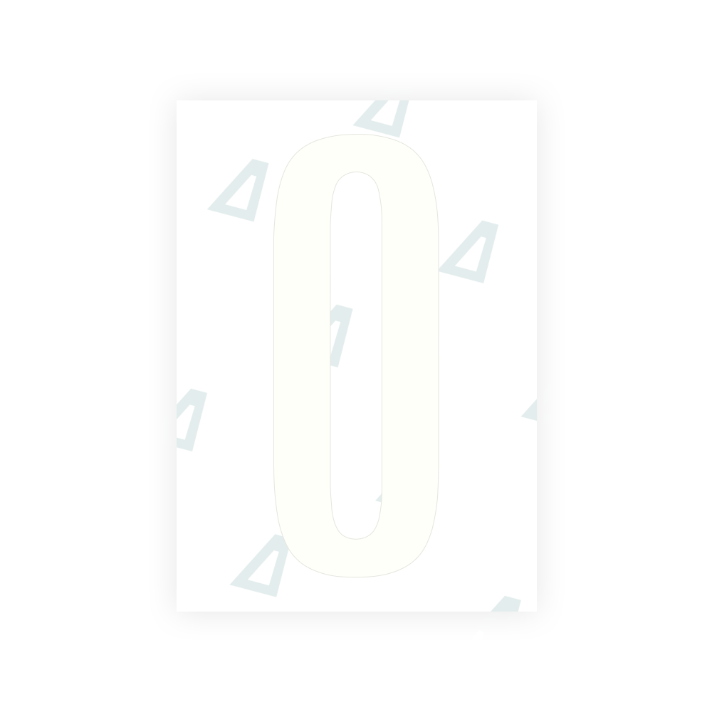 Alite Nanofilm for US (Ohio 2021) license plates - Symbol "O"