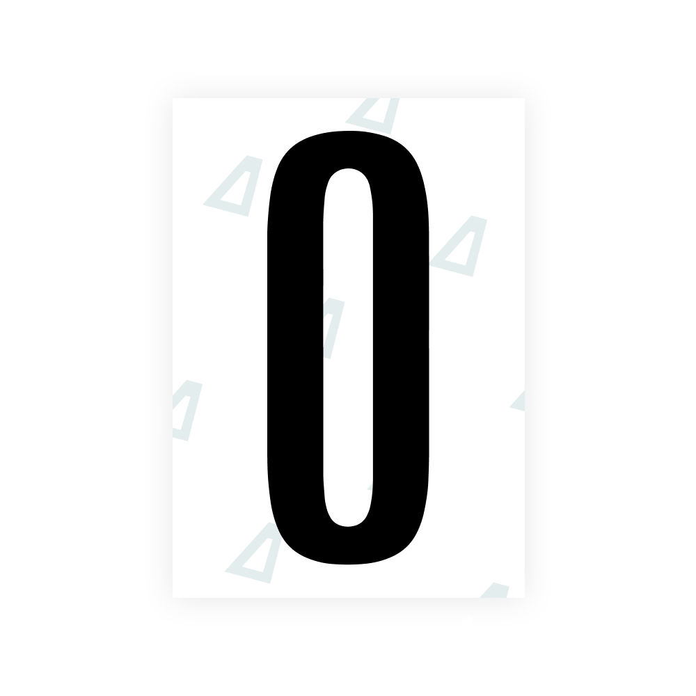 Alite Nanofilm for US (Ohio 2021) license plates - Symbol "O"