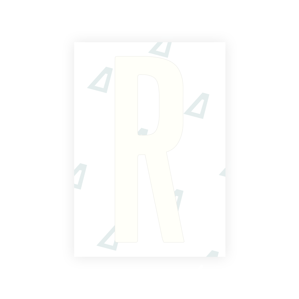 Alite Nanofilm for US (Ohio 2021) license plates - Symbol "R"