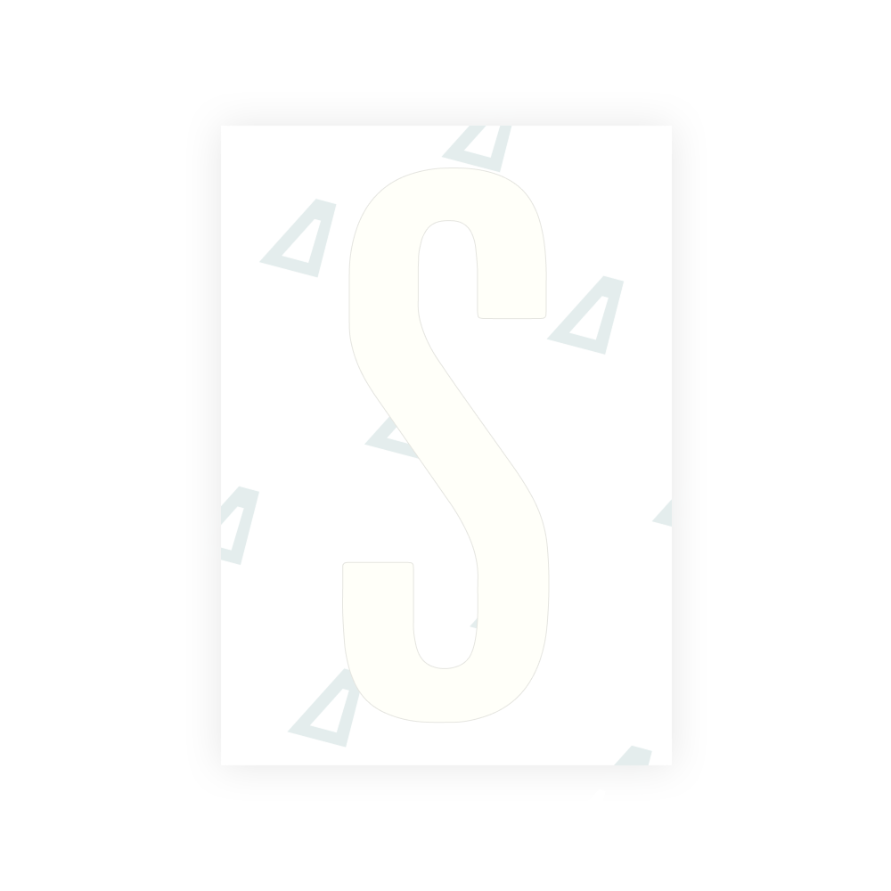 Alite Nanofilm for US (Ohio 2021) license plates - Symbol "S"