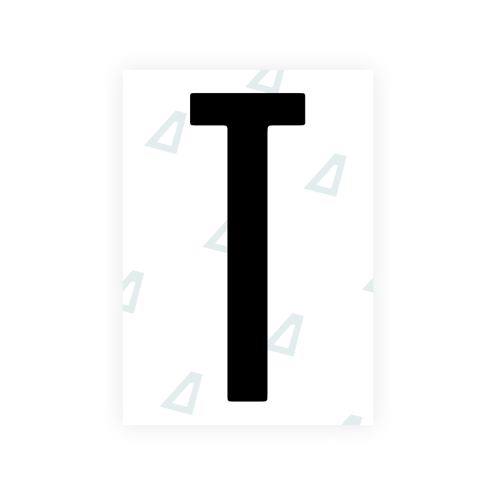 Alite Nanofilm for US (Ohio 2021) license plates - Symbol "T"