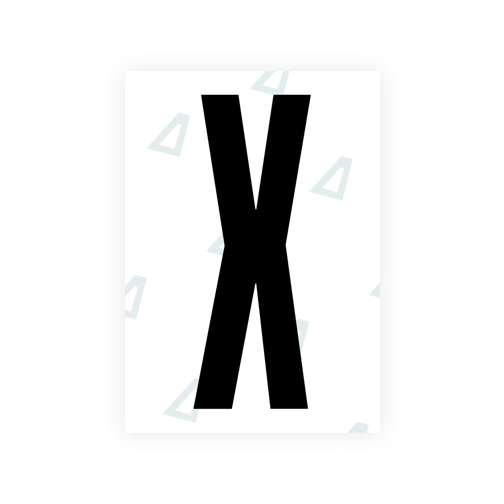 Alite Nanofilm for US (Ohio 2021) license plates - Symbol "X"