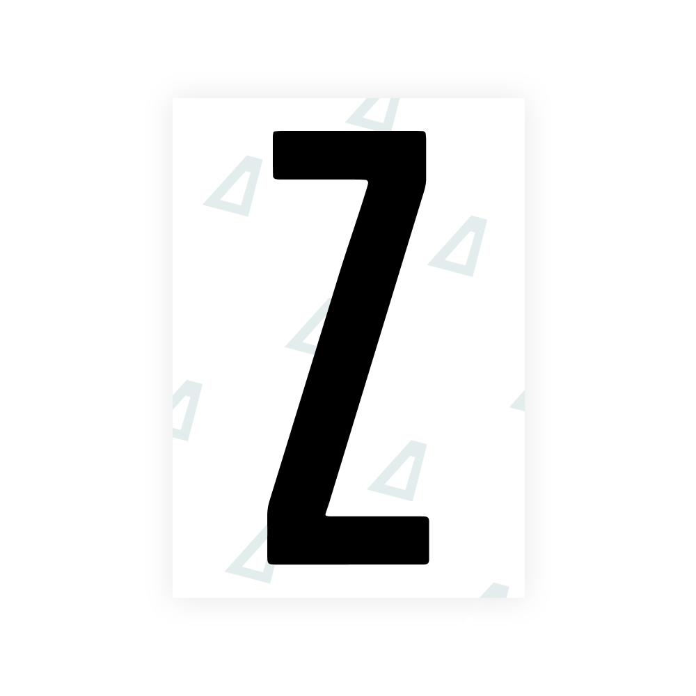Alite Nanofilm for US (Ohio 2021) license plates - Symbol "Z"