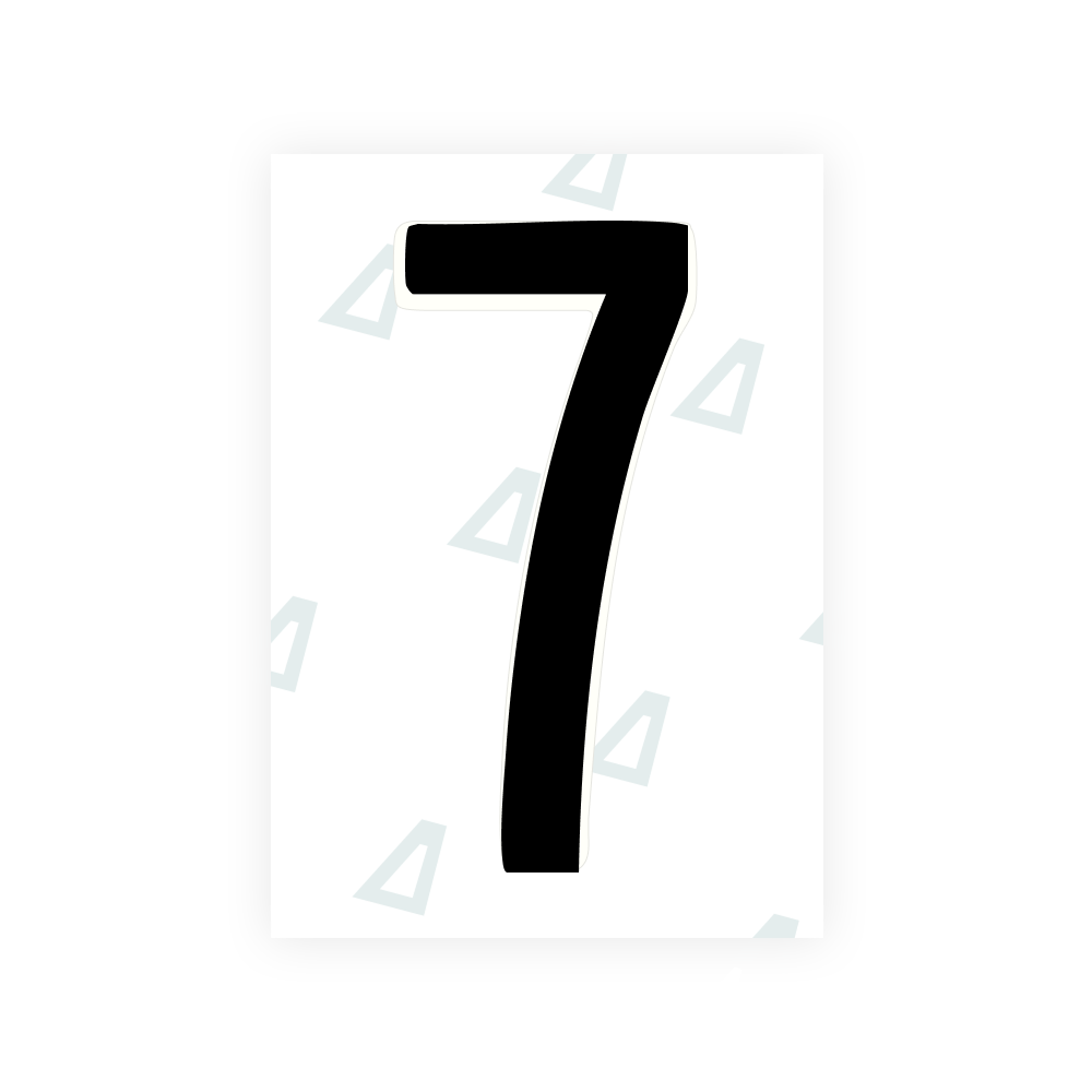 Alite Nanofilm pour plaques d'immatriculation américaines (Oregon) - Symbole « 7 »