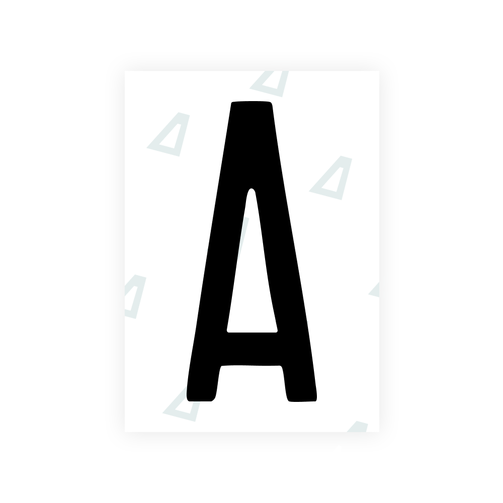 Alite Nanofilm for US (Oregon) license plates - Symbol "A"
