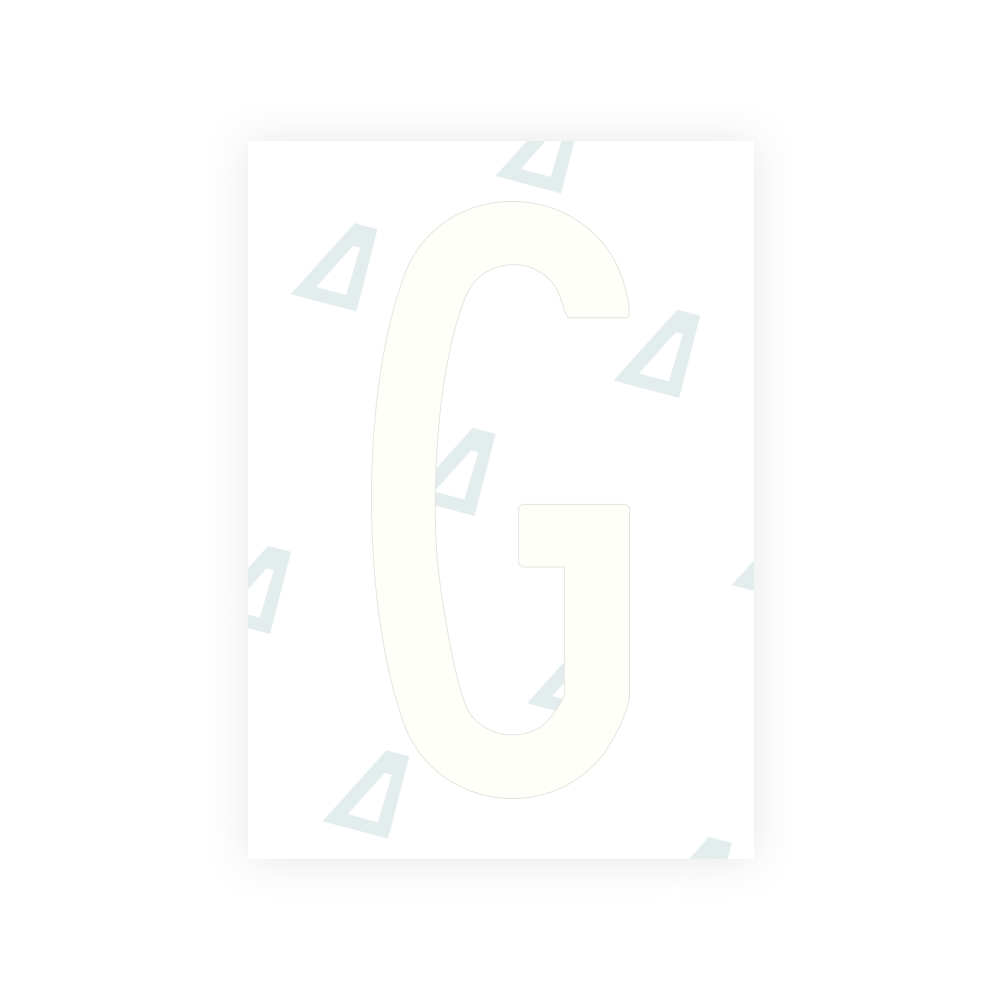 Alite Nanofilm for US (Oregon) license plates - Symbol "G"