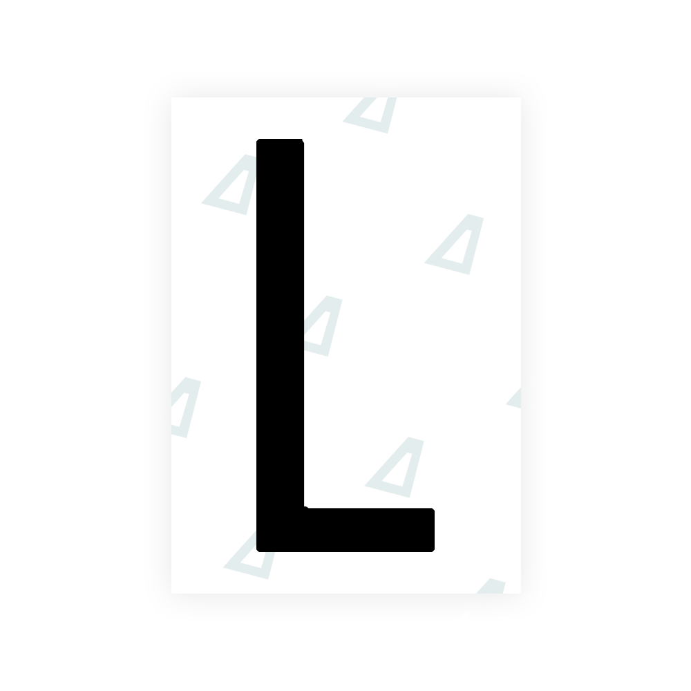 Alite Nanofilm for US (Oregon) license plates - Symbol "L"
