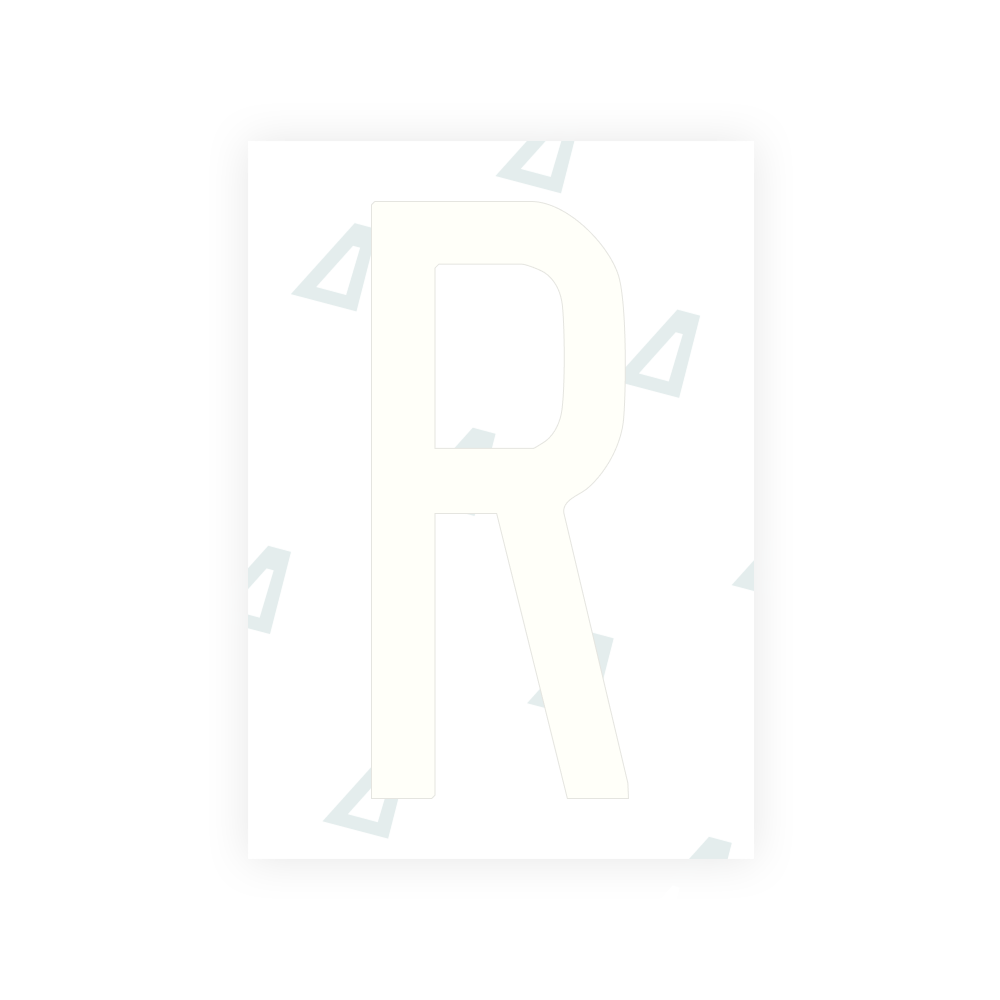 Alite Nanofilm for US (Oregon) license plates - Symbol "R"