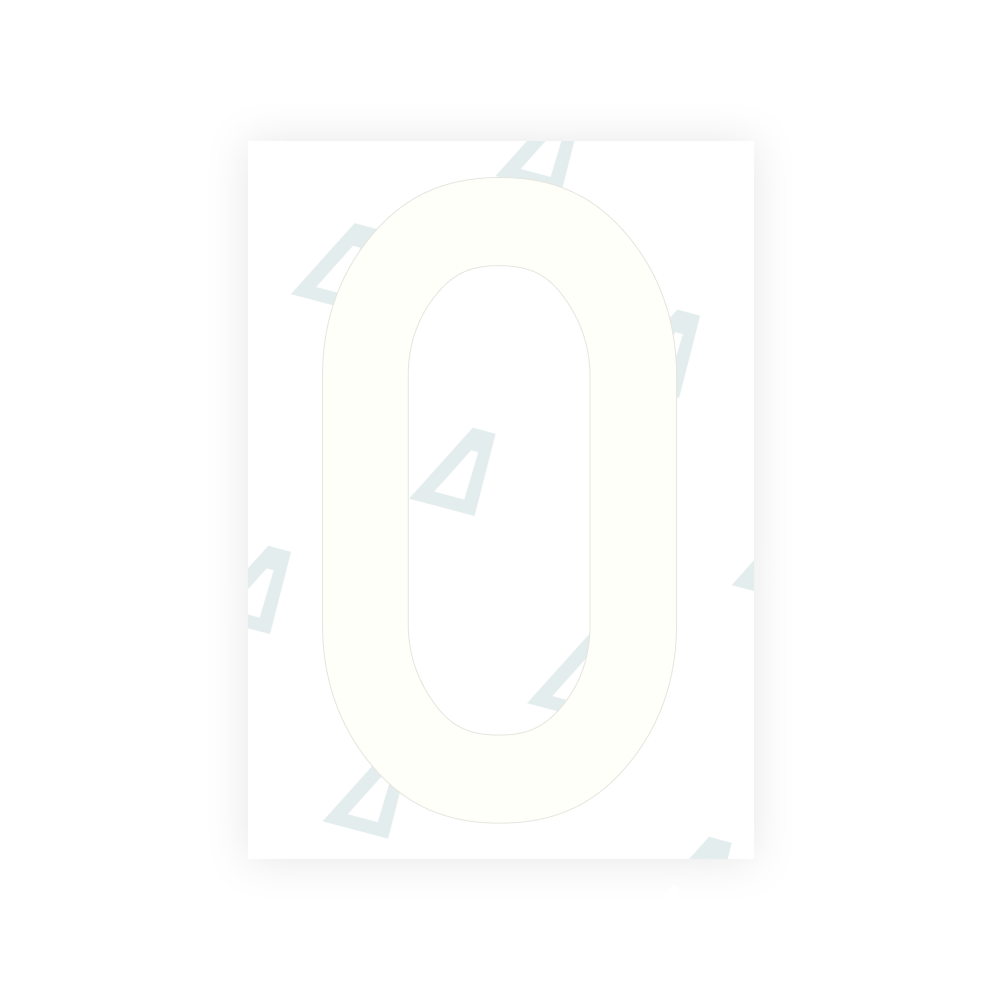 Alite Nanofilm pour plaques d'immatriculation polonaises - Symbole « 0 »