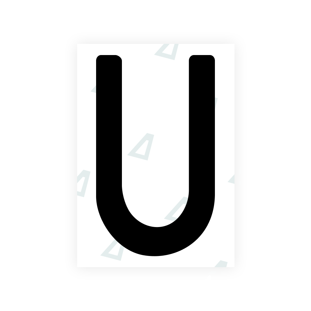 Alite Nanofilm for Poland (Standard) license plates - Symbol "U"