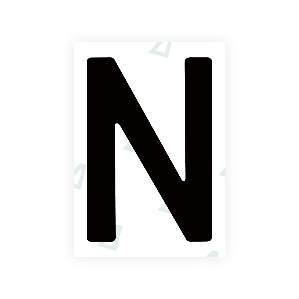 Alite Nanofilm for Poland (Wide) license plates - Symbol "N"