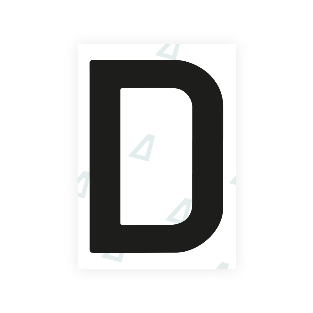 Alite Nanofilm para matrículas de Portugal - Símbolo "D"