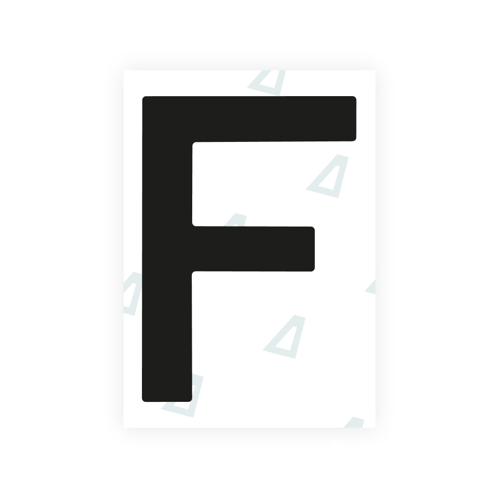 Alite Nanofilm pour plaques d'immatriculation du Portugal - Symbole "F"