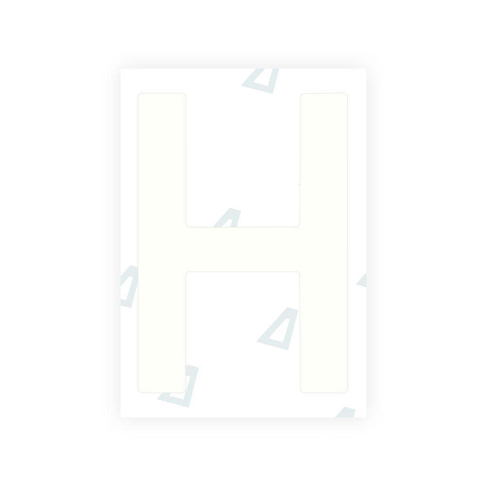 Alite Nanofilm für portugiesische Nummernschilder - Symbol "H"