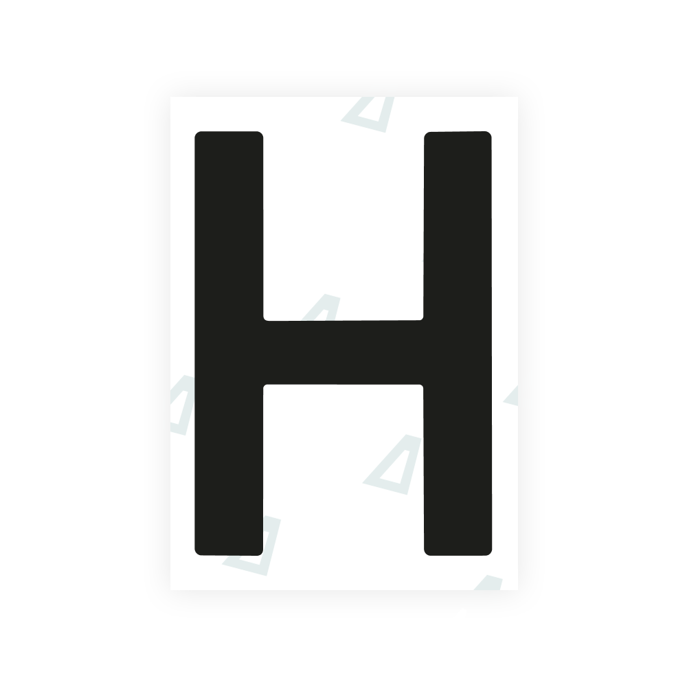 Alite Nanofilm für portugiesische Nummernschilder - Symbol "H"