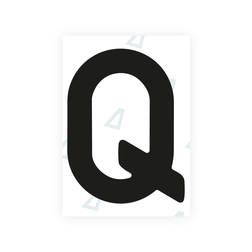 Alite Nanofilm pour plaques d'immatriculation du Portugal - Symbole "Q"