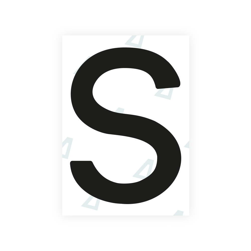 Alite Nanofilm para matrículas de Portugal - Símbolo "S"