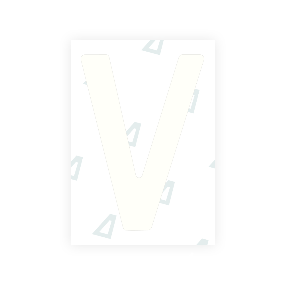 Alite Nanofilm pour les plaques d'immatriculation portugaises - Symbole "V"