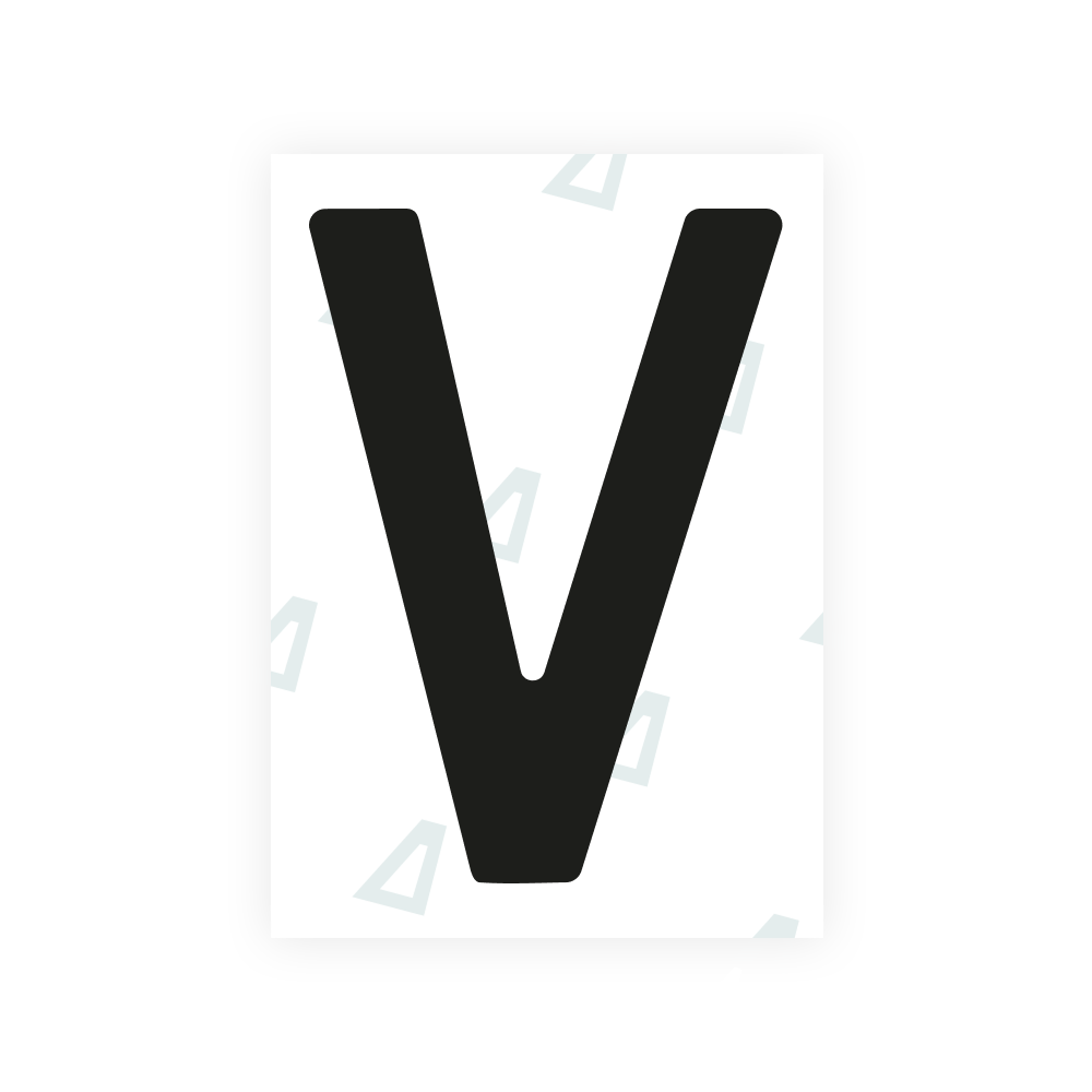Alite Nanofilm pour les plaques d'immatriculation portugaises - Symbole "V"