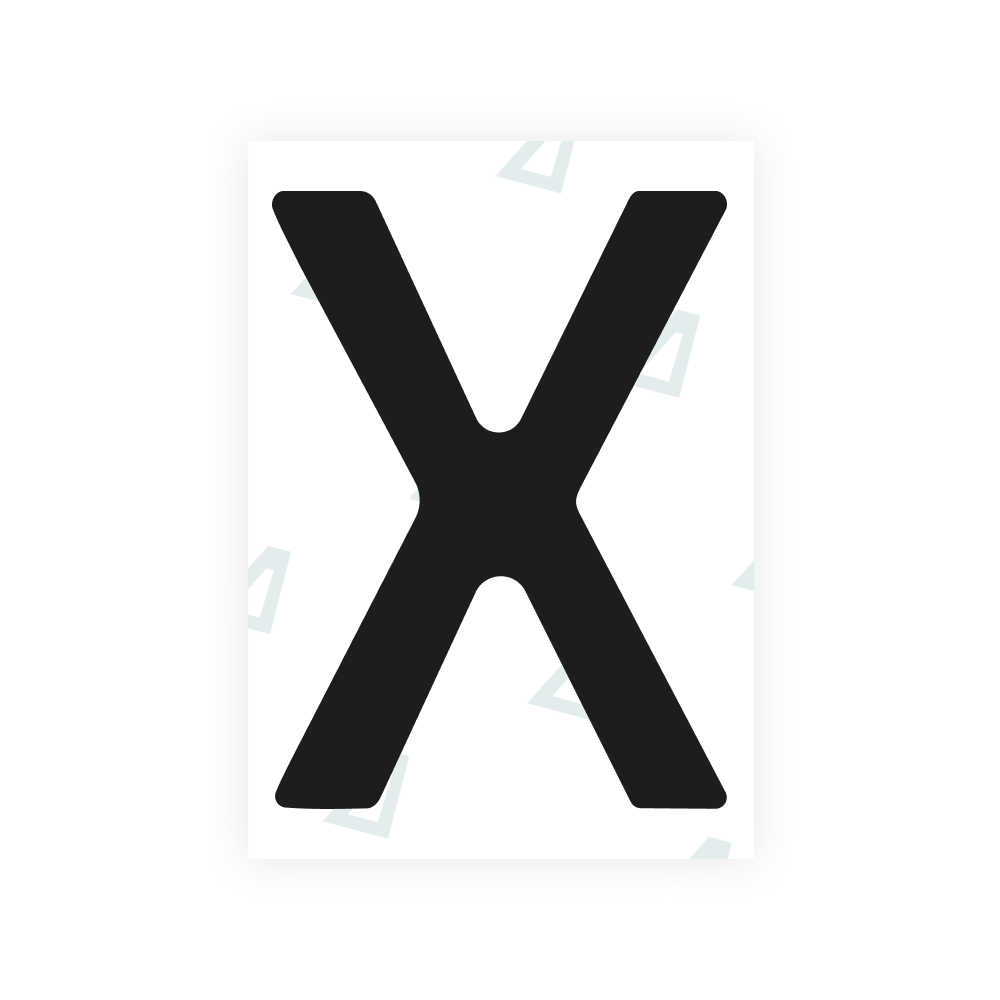 Alite Nanofilm per targhe portoghesi - Simbolo "X"