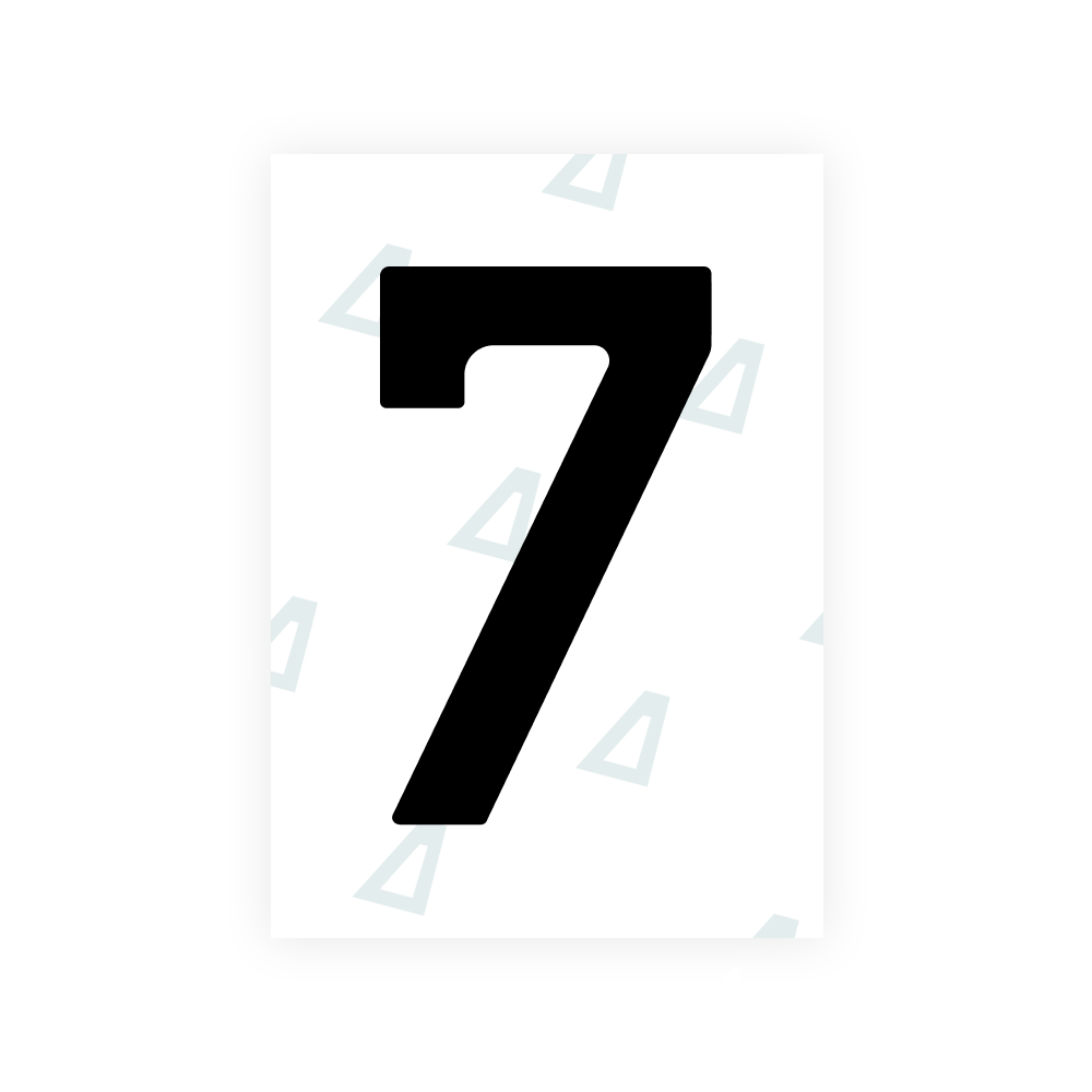 Alite Nanofilm for Romania number plates - Symbol "7"