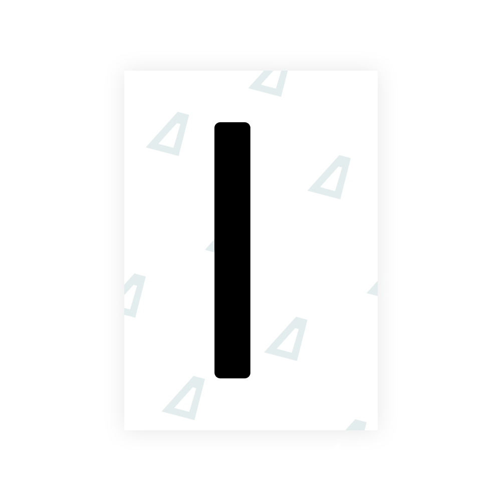 Alite Nanofilm for Romania number plates - Symbol "I"