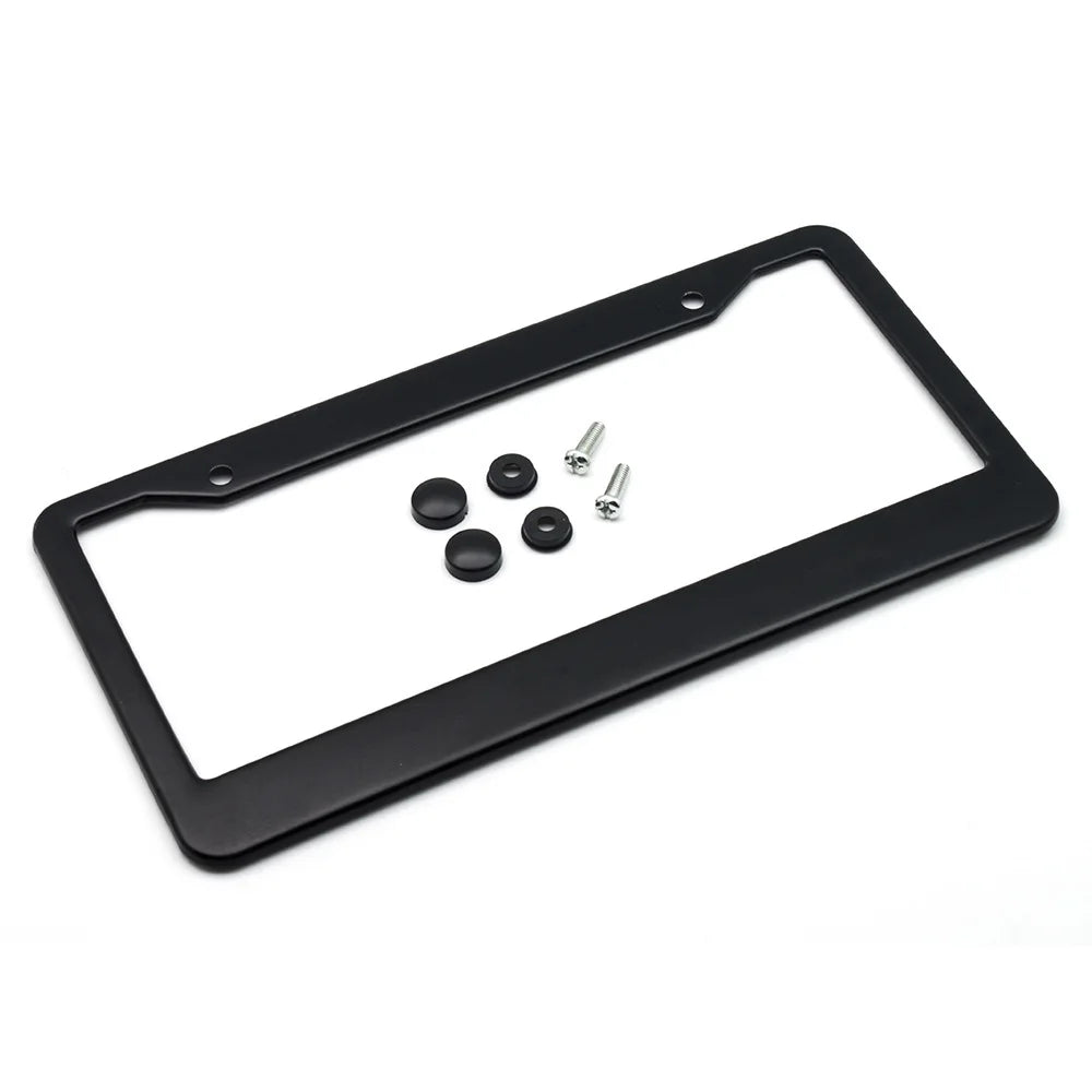 License plate frame Stainless Steel for USA (Silver)