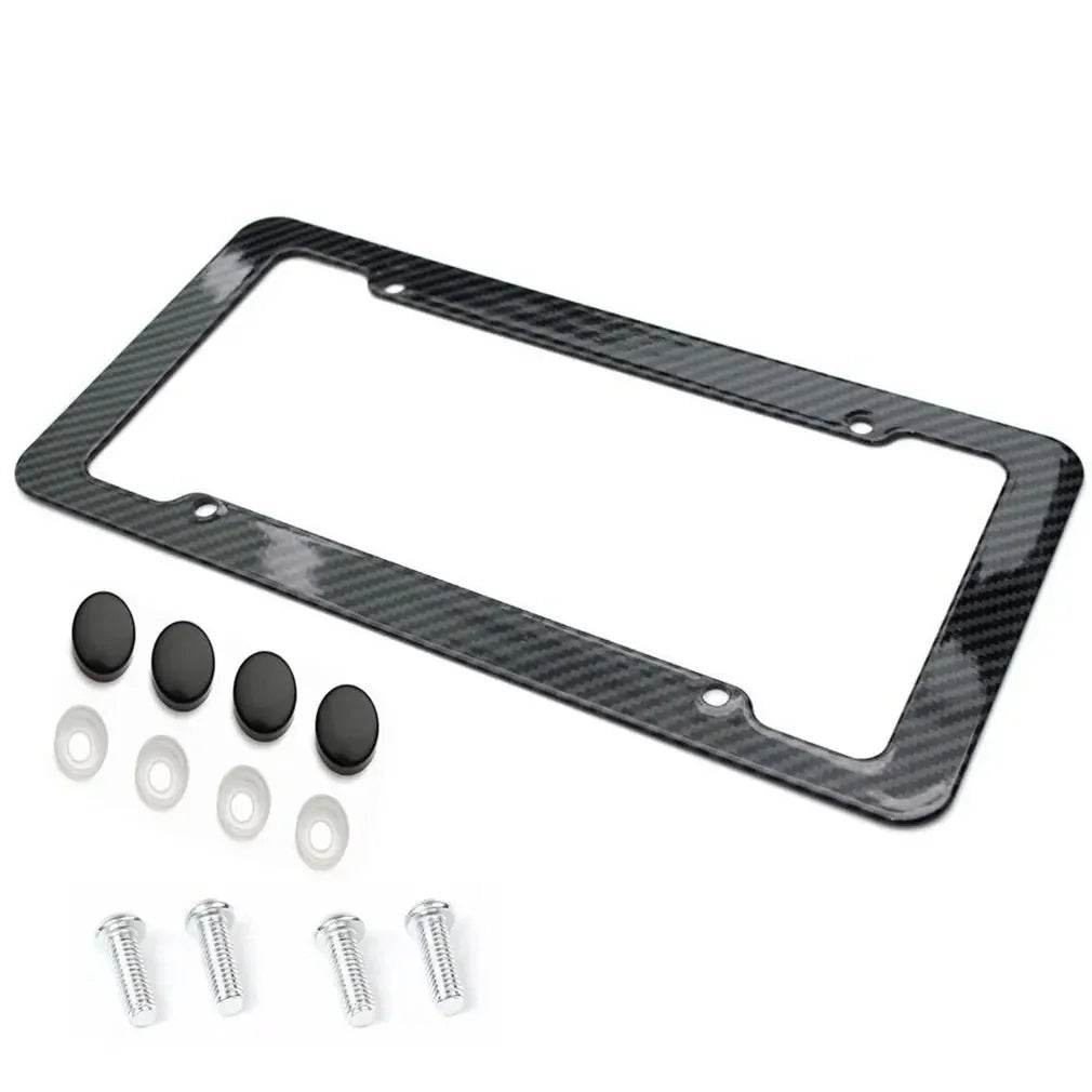 License plate frame for USA (Carbon) 1pc