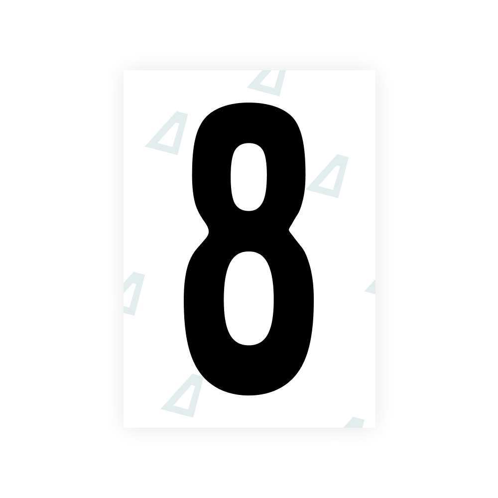 Alite Nanofilm for Angola license plates - Symbol "8"