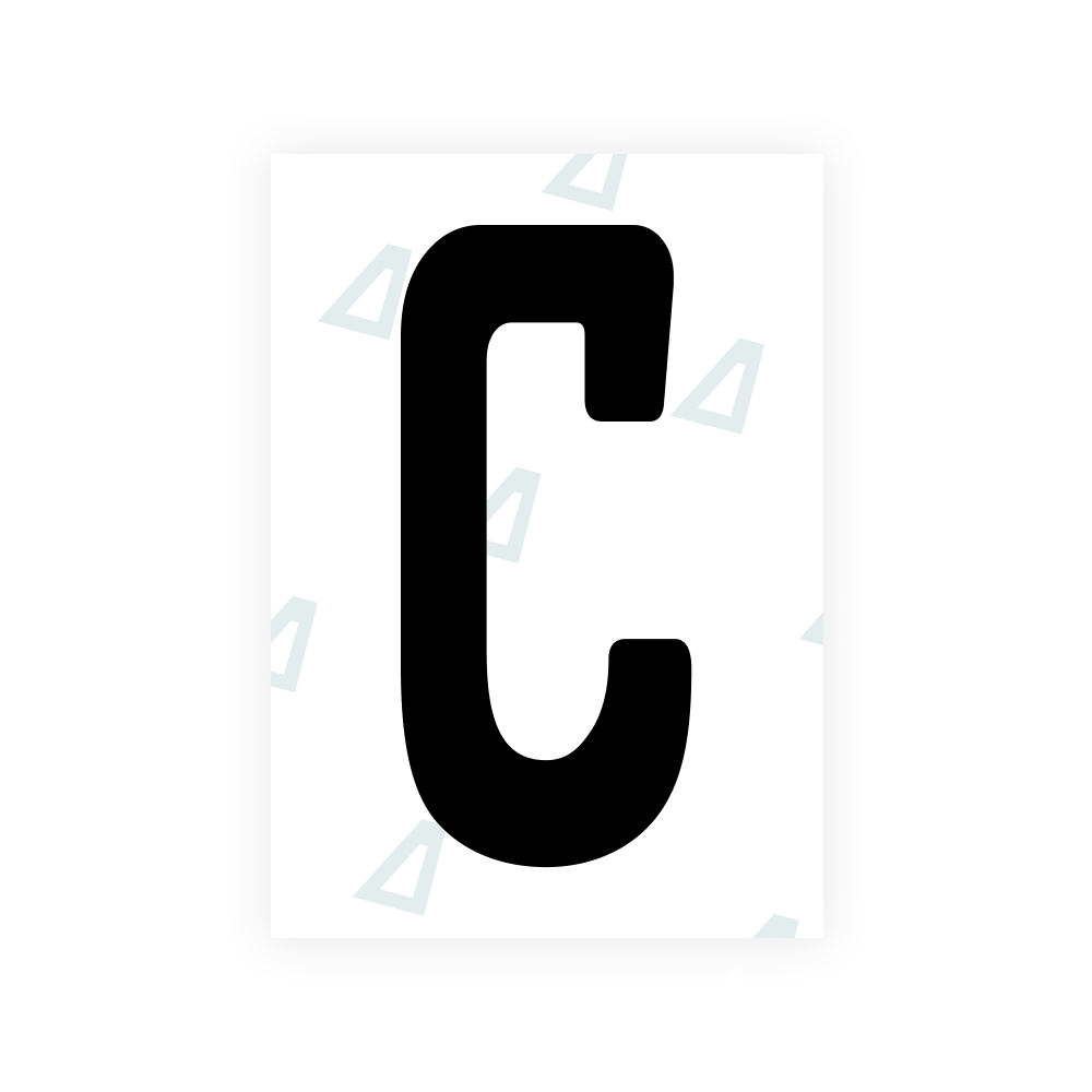 Alite Nanofilm for South Africa license plates - Symbol "C"