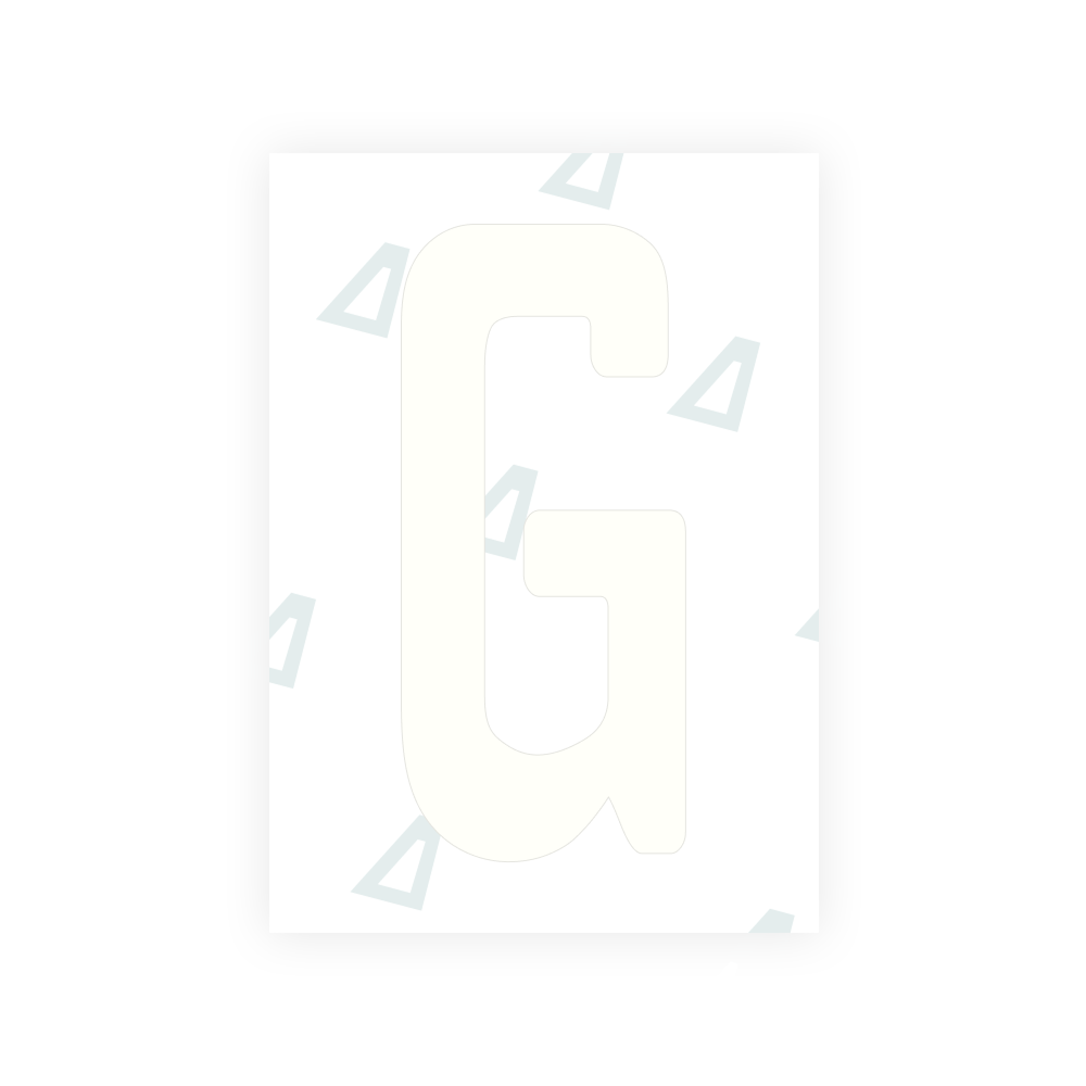 Alite Nanofilm for Angola license plates - Symbol "G"