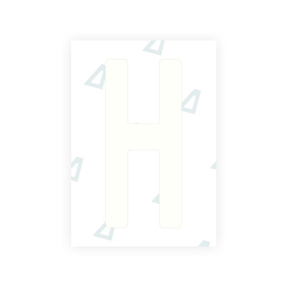 Alite Nanofilm for Angola license plates - Symbol "H"