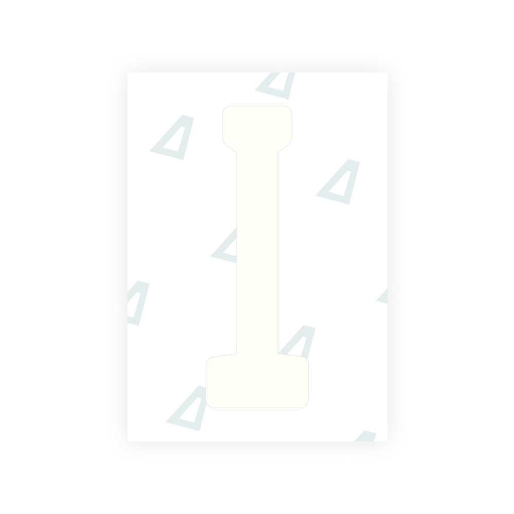 Alite Nanofilm for Angola license plates - Symbol "I"