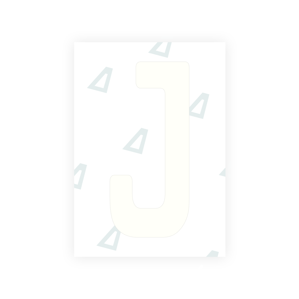 Alite Nanofilm for Angola license plates - Symbol "J"