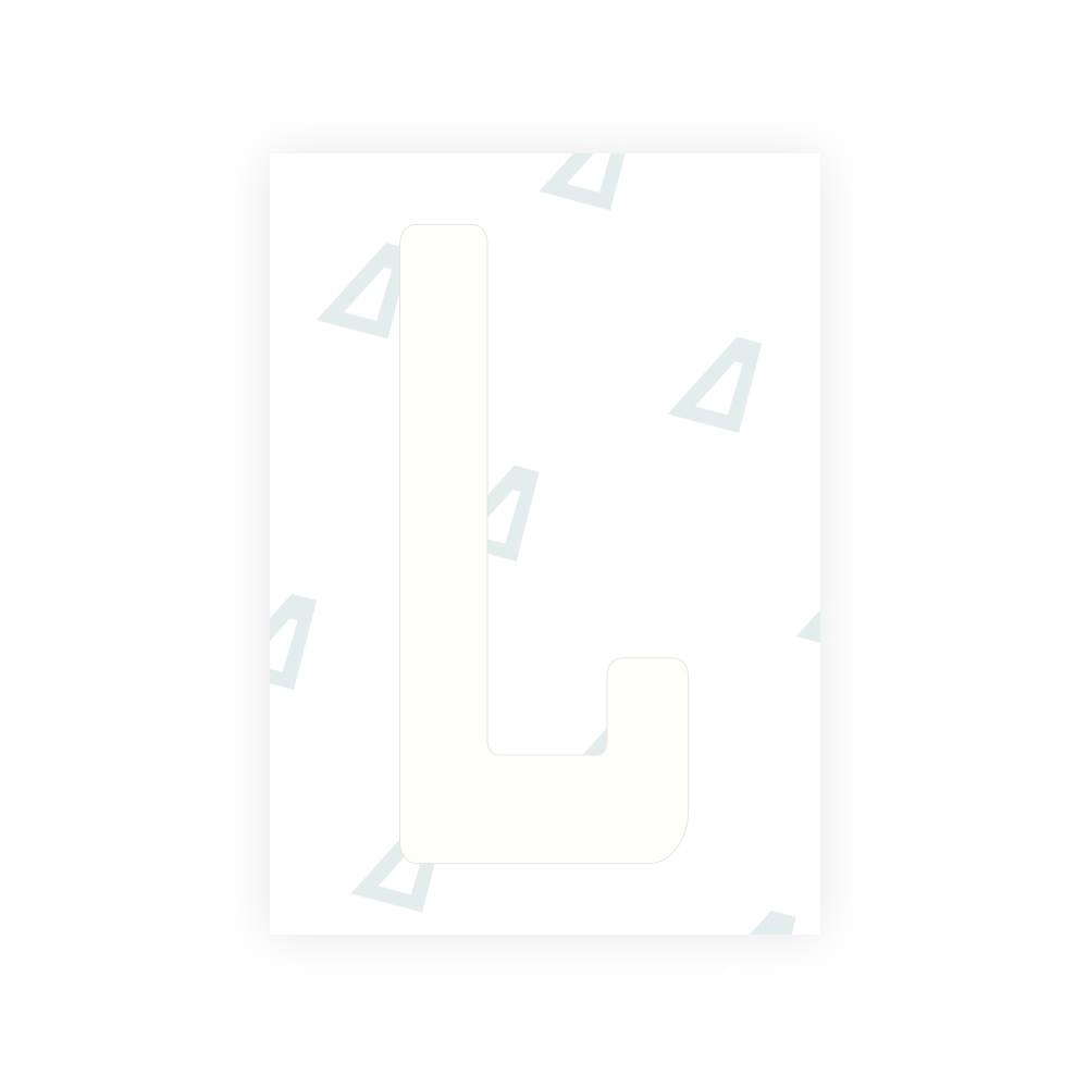 Alite Nanofilm for Angola license plates - Symbol "L"