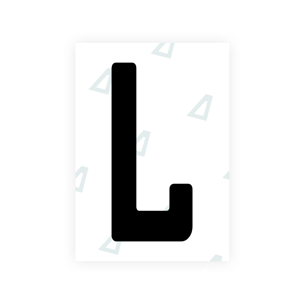 Alite Nanofilm for South Africa license plates - Symbol "L"
