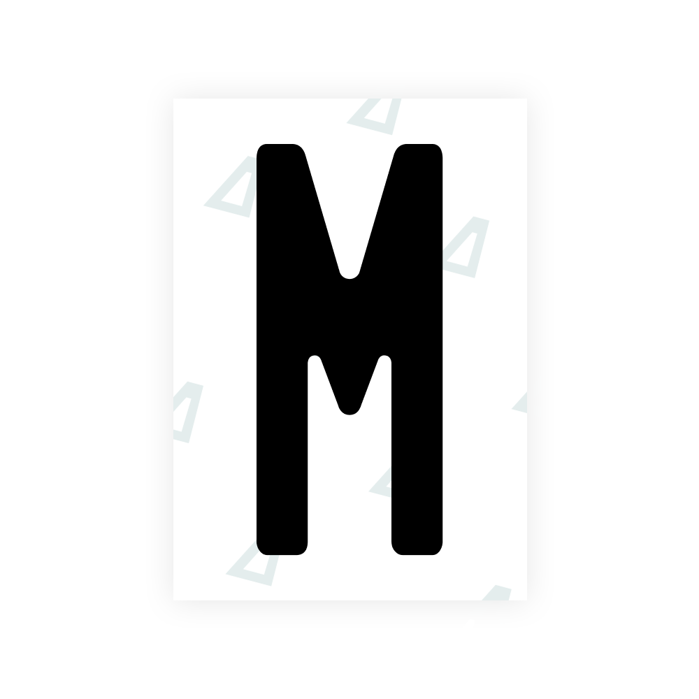 Alite Nanofilm for Angola license plates - Symbol "M"