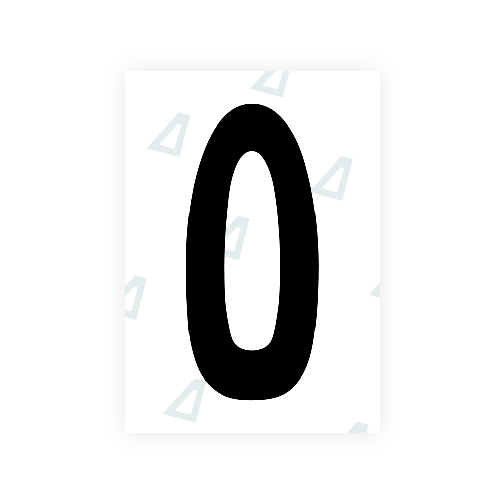 Alite Nanofilm for Angola license plates - Symbol "O"