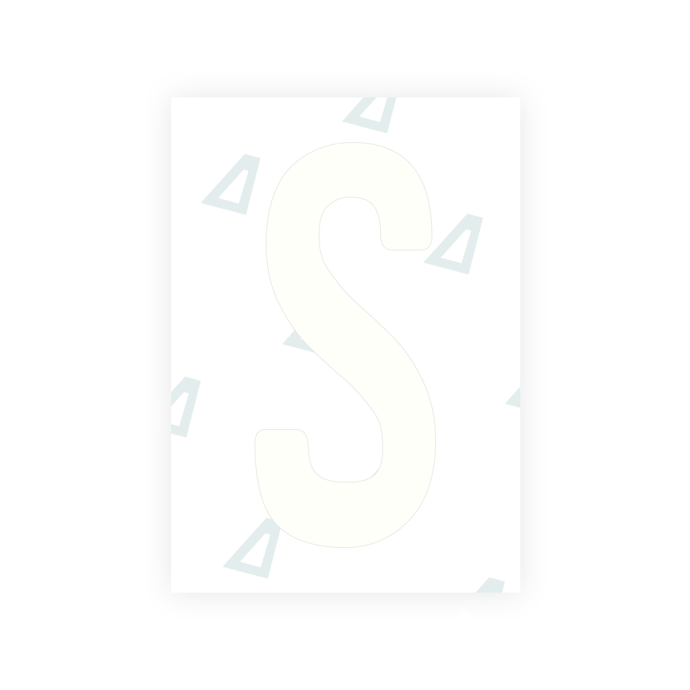 Alite Nanofilm for Angola license plates - Symbol "S"