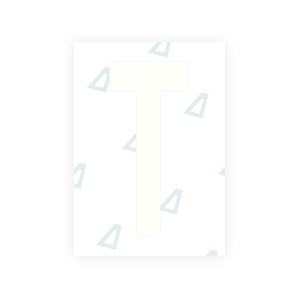 Alite Nanofilm for South Africa license plates - Symbol "T"
