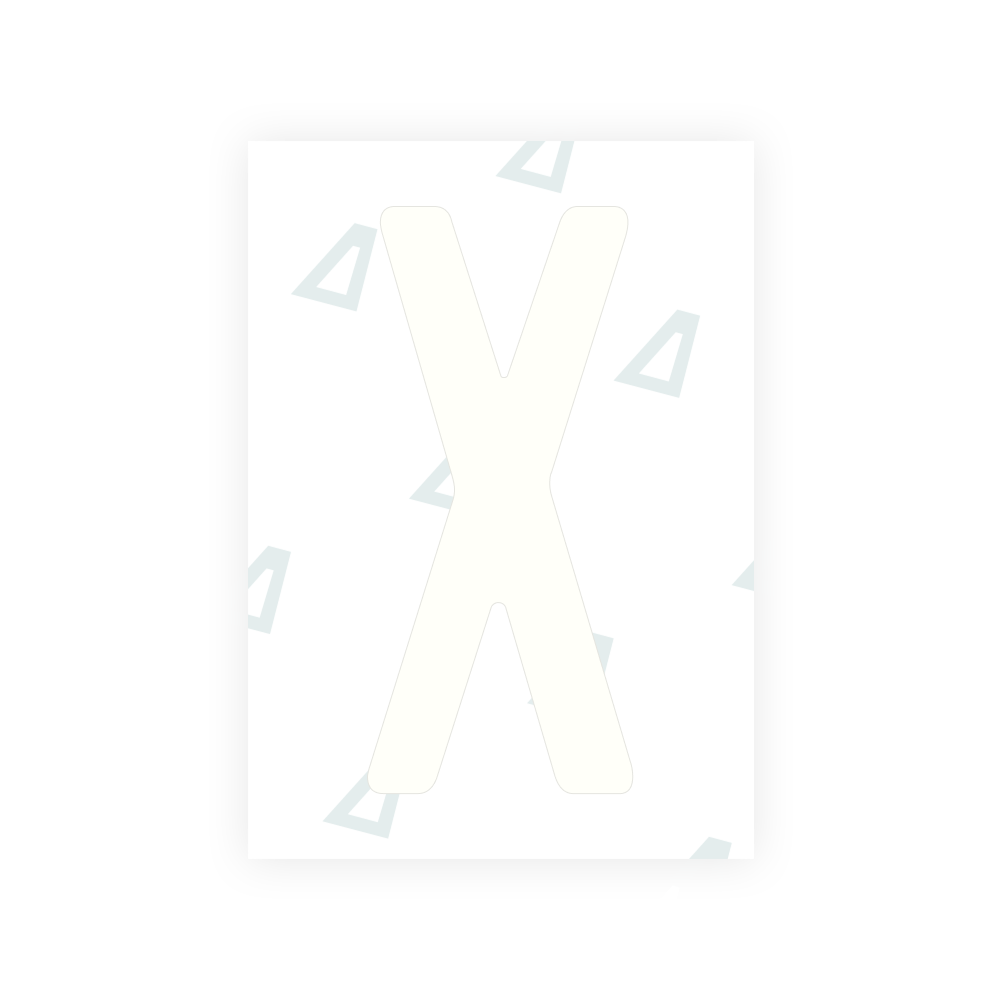 Alite Nanofilm for Angola license plates - Symbol "X"