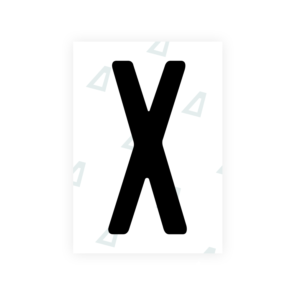 Alite Nanofilm for Angola license plates - Symbol "X"