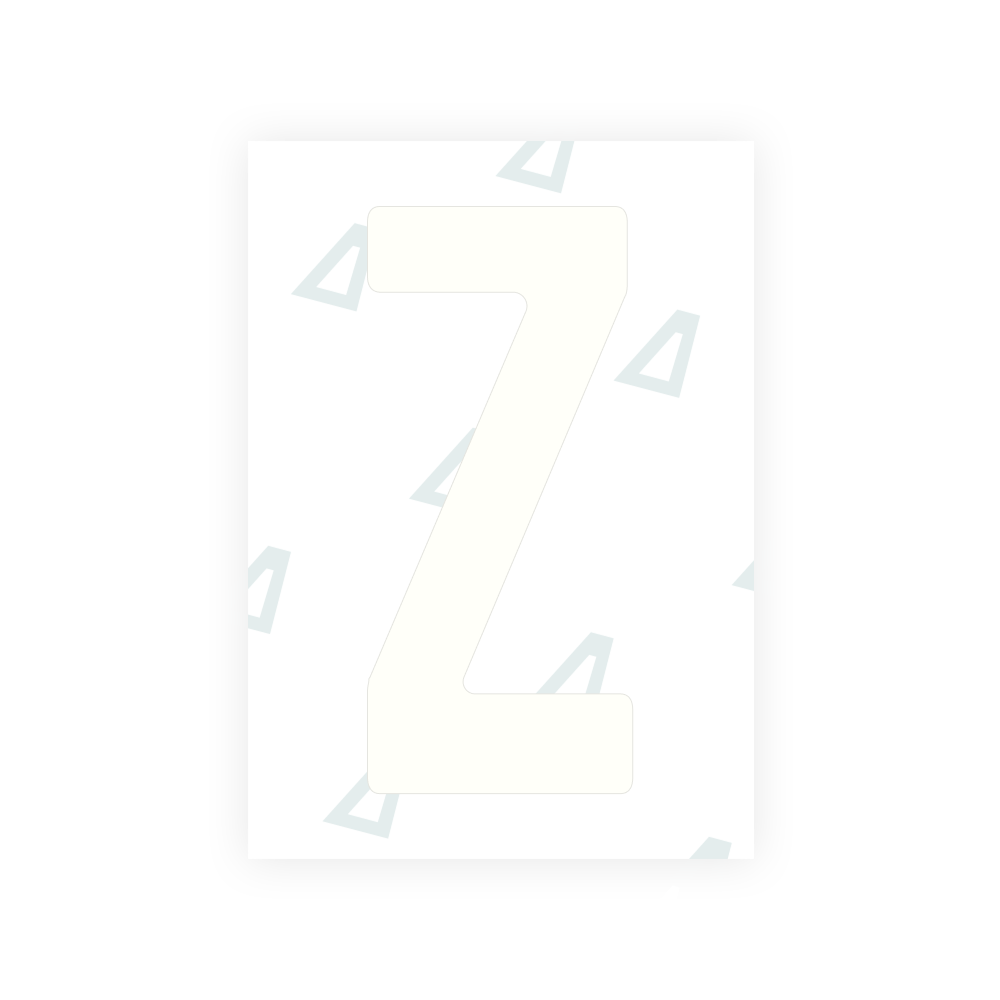 Alite Nanofilm for Angola license plates - Symbol "Z"