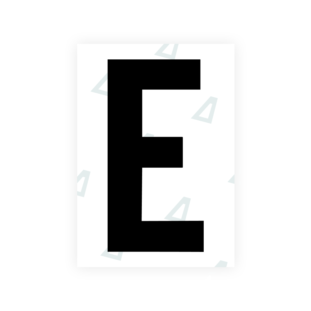 Alite Nanofilm for US (South Dakota) license plates - Symbol "E"
