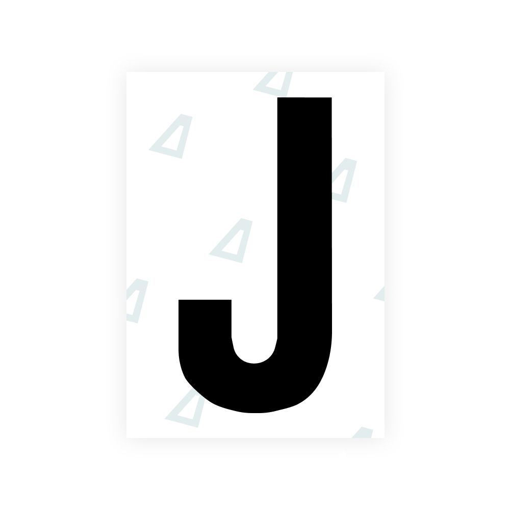 Alite Nanofilm for US (South Dakota) license plates - Symbol "J"