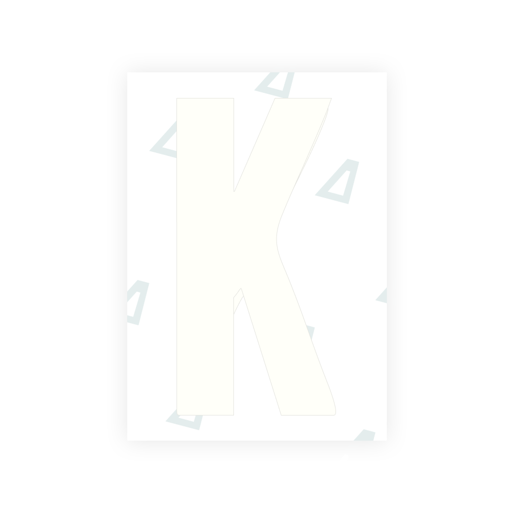 Alite Nanofilm for US (South Dakota) license plates - Symbol "K"