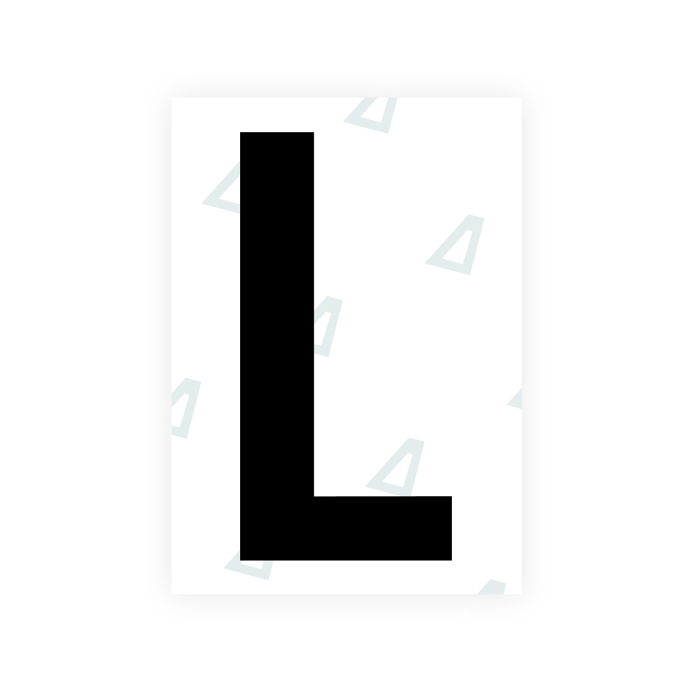 Alite Nanofilm for US (South Dakota) license plates - Symbol "L"