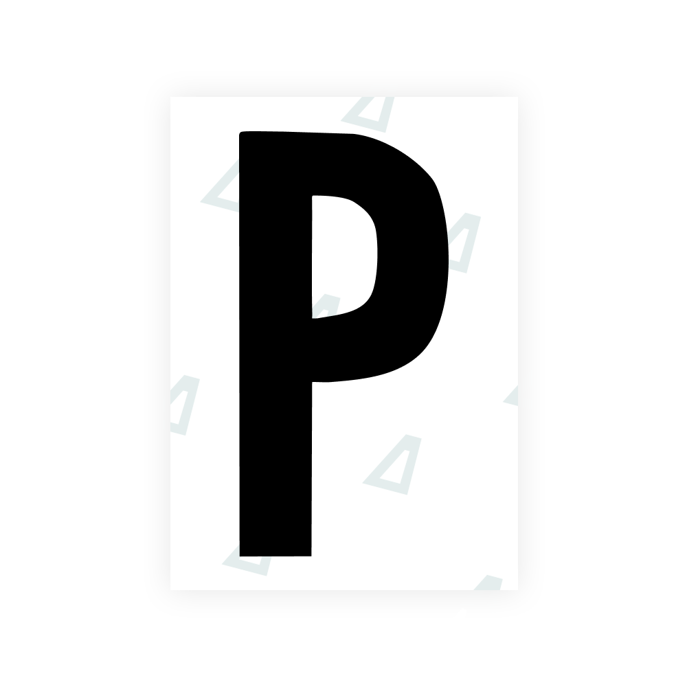 Alite Nanofilm pour plaques d'immatriculation américaines (Dakota du Sud) - Symbole « P »