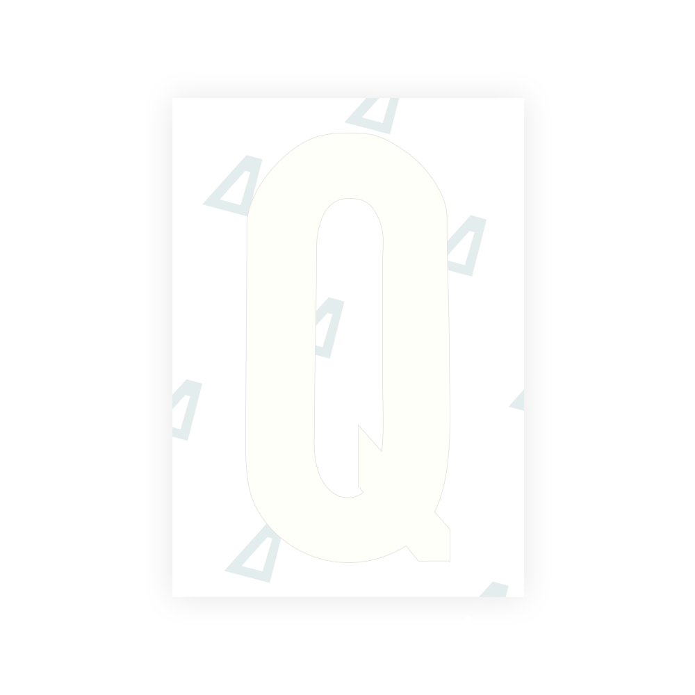 Alite Nanofilm for US (South Dakota) license plates - Symbol "Q"