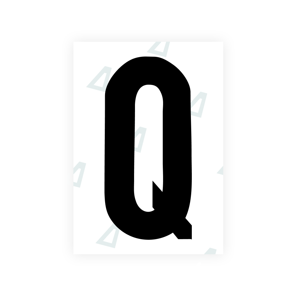 Alite Nanofilm for US (South Dakota) license plates - Symbol "Q"